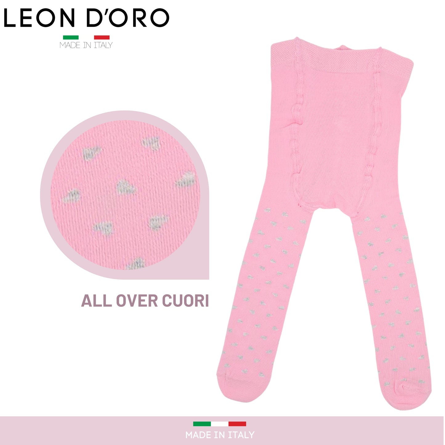 Collant Bambina Neonato Invernali Calzamaglia Bambina Caldo cotone 2 PAIA Made in Italy