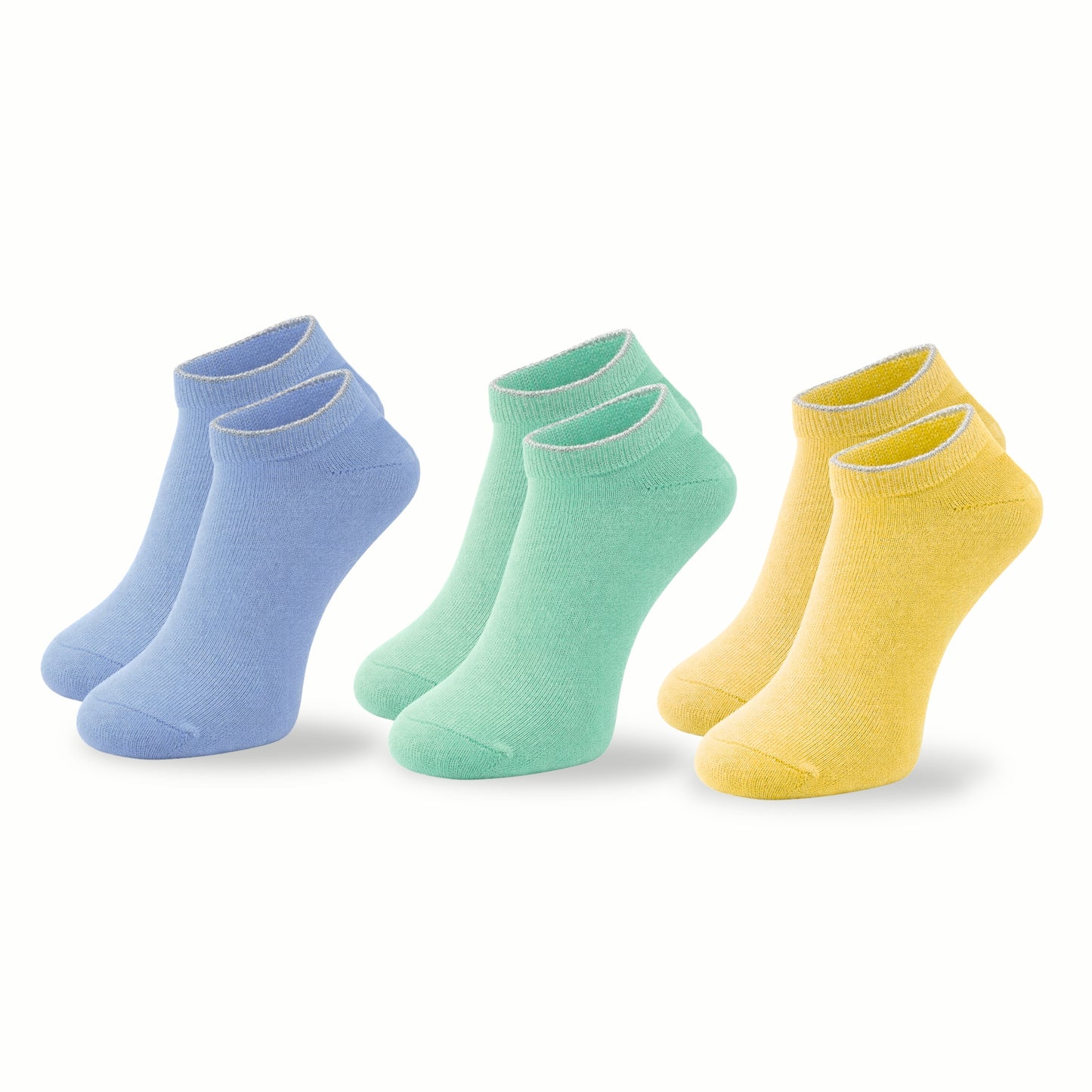 Calzini Donna COTONE LEGGERO corto Calze Donna FILO DI SCOZIA Sneaker Fantasmini Donna Made in Italy TIFFANY