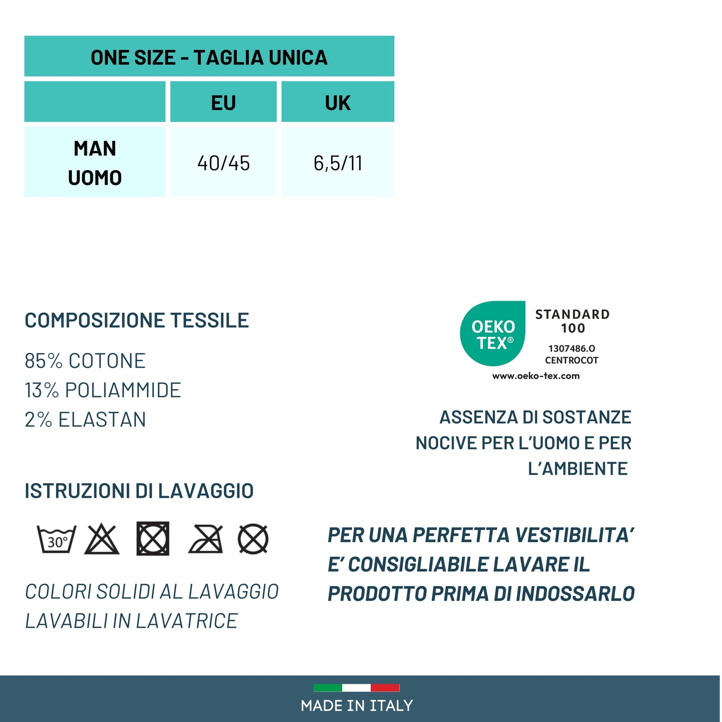 Calze Uomo Cotone Disegni Micro corte 6 Paia calze uomo Fantasia calze Filo di Scozia Moda in Italy (Copia)