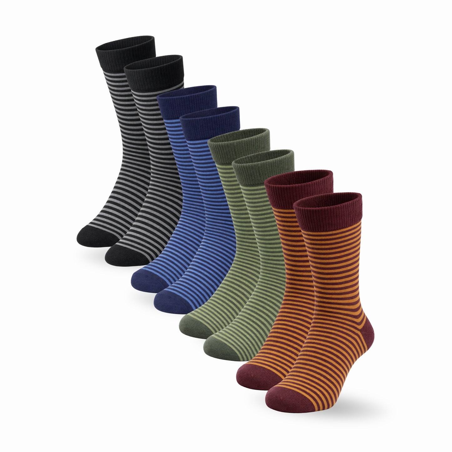 Calze Uomo Cotone Disegni Divertenti corte 4 Paia calze uomo Fantasia calze Filo di Scozia STRIPE