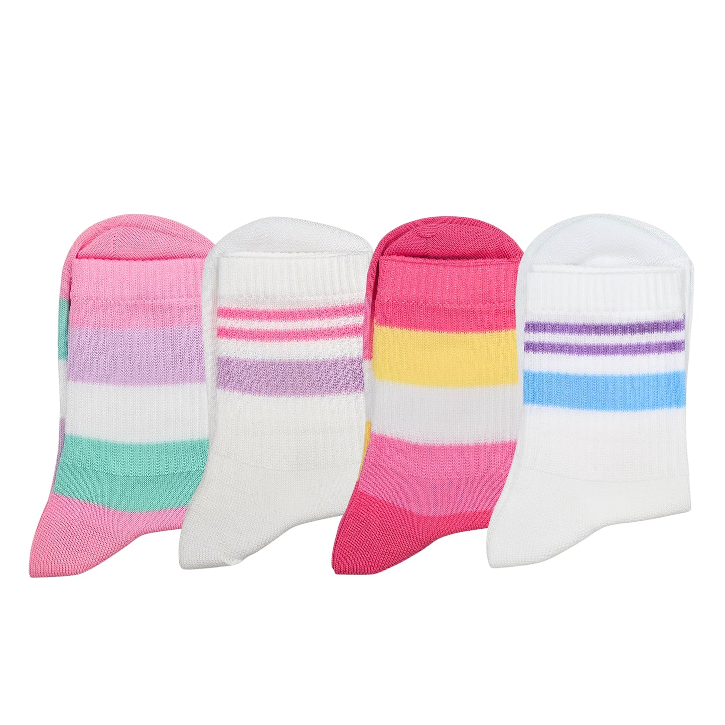 Calzini Bambina COTONE LEGGERO FILO DI SCOZIA 4 Paia Calze leggere e traspiranti Made in Italy ASS2