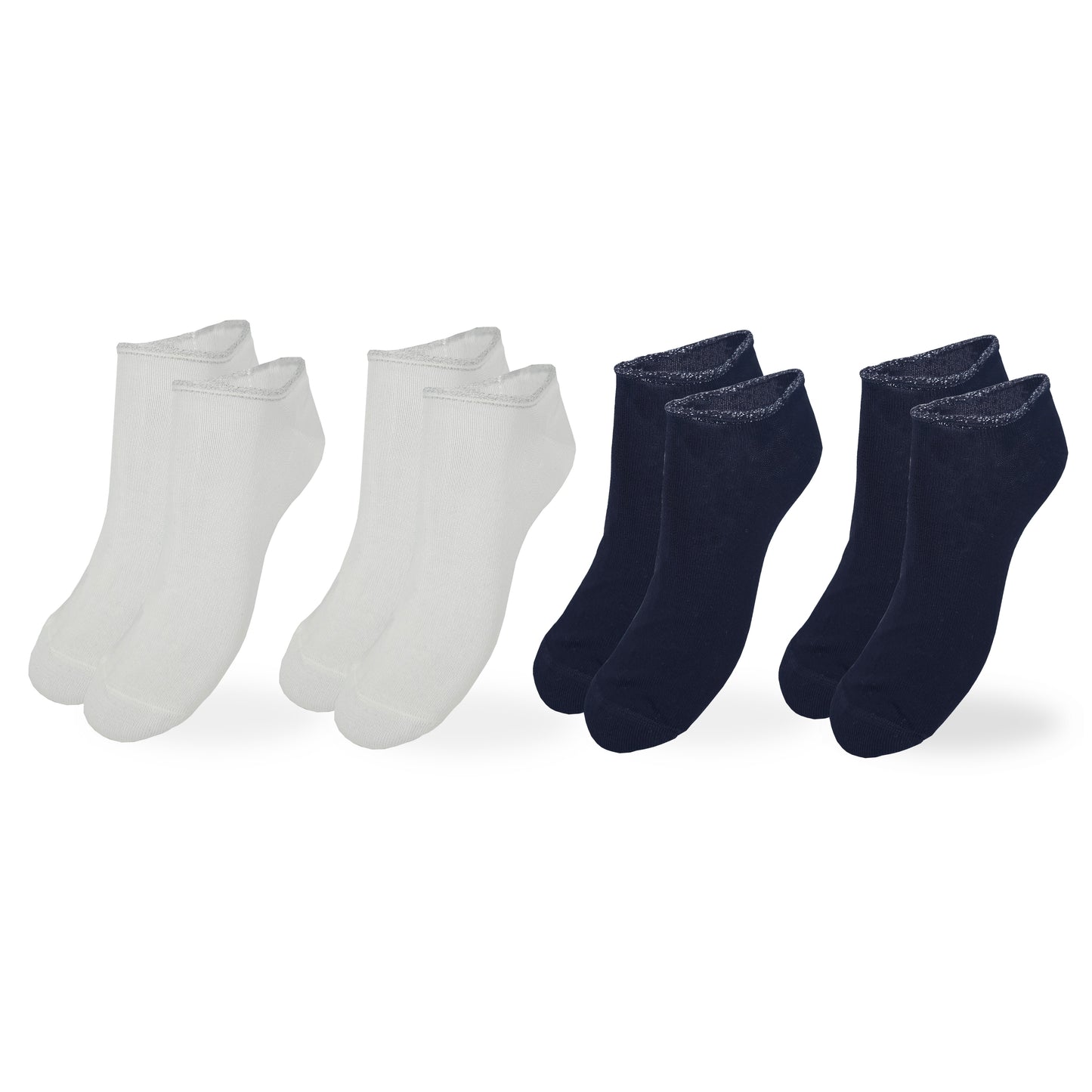 Calzini Donna COTONE LEGGERO corto Calze Donna FILO DI SCOZIA Sneaker Fantasmini Donna Made in Italy ASS3