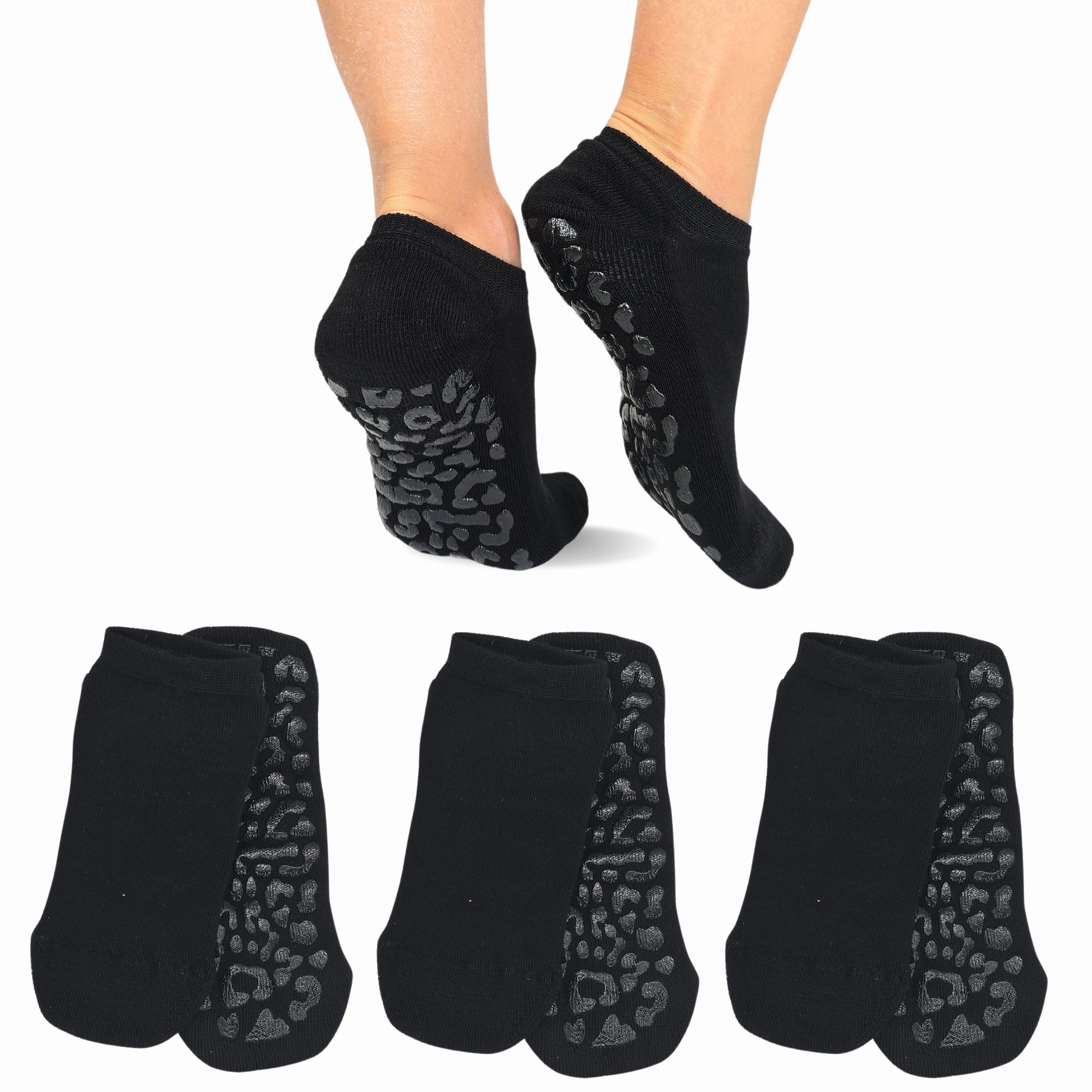 Calze donna Pilates Calzini Antiscivolo Paia Calze yoga fitness