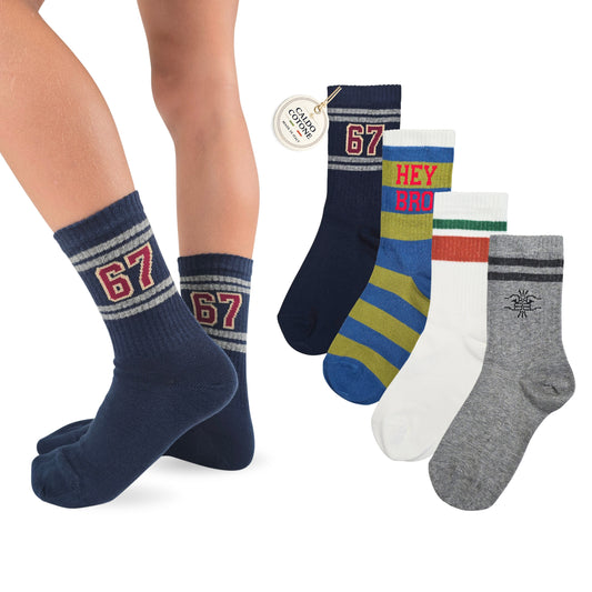 Calzini Bambino CALDO COTONE 4 Pai,a Calze Bimbo Fantasia Calze Bambino Made in Italy ASS1