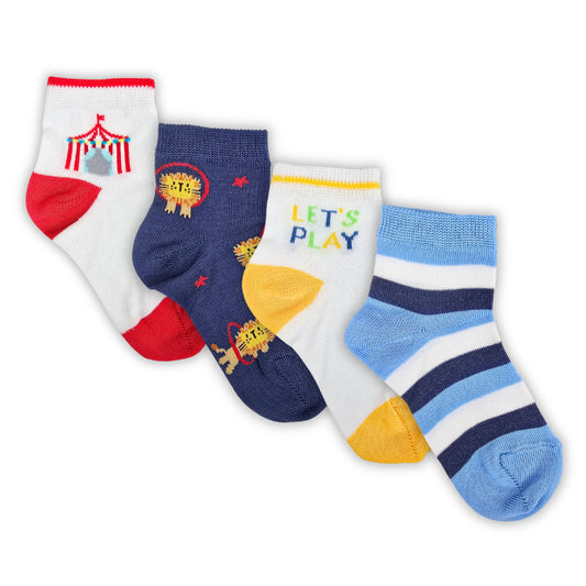 Calzini Bambino Cotone Filo di Scozia 4 Paia Calze leggere e traspiranti Made in Italy ASS1 (Copia)