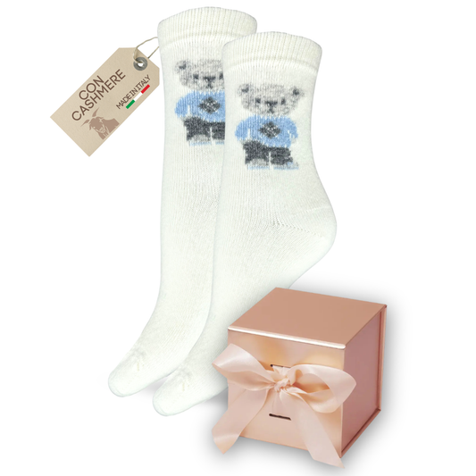 Calze Cashmere Donna Calzini Lana e Cachemire Termici Invernali Made in Italy Idea Regalo Natale ASS3