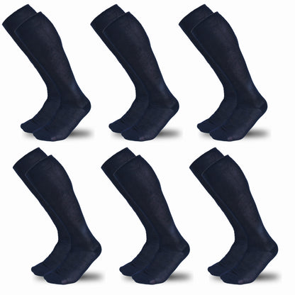 Calze Uomo Cotone Lunghe Liscio 6 Paia Calze Uomo Filo di Scozia Made in Italy Calzini Lunghi