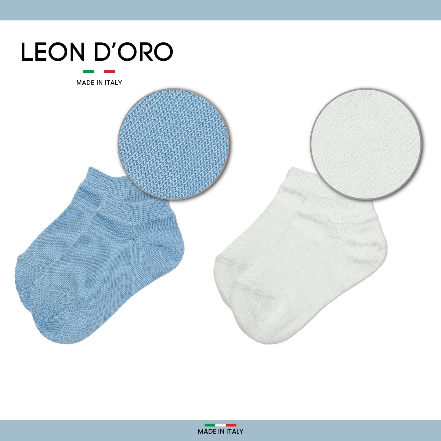 Calzini Corti Neonato Cotone 4 Paia Calze fantasmini leggeri filo di scozia 6 12 18 mesi Made in Italy  TINTA UNITA