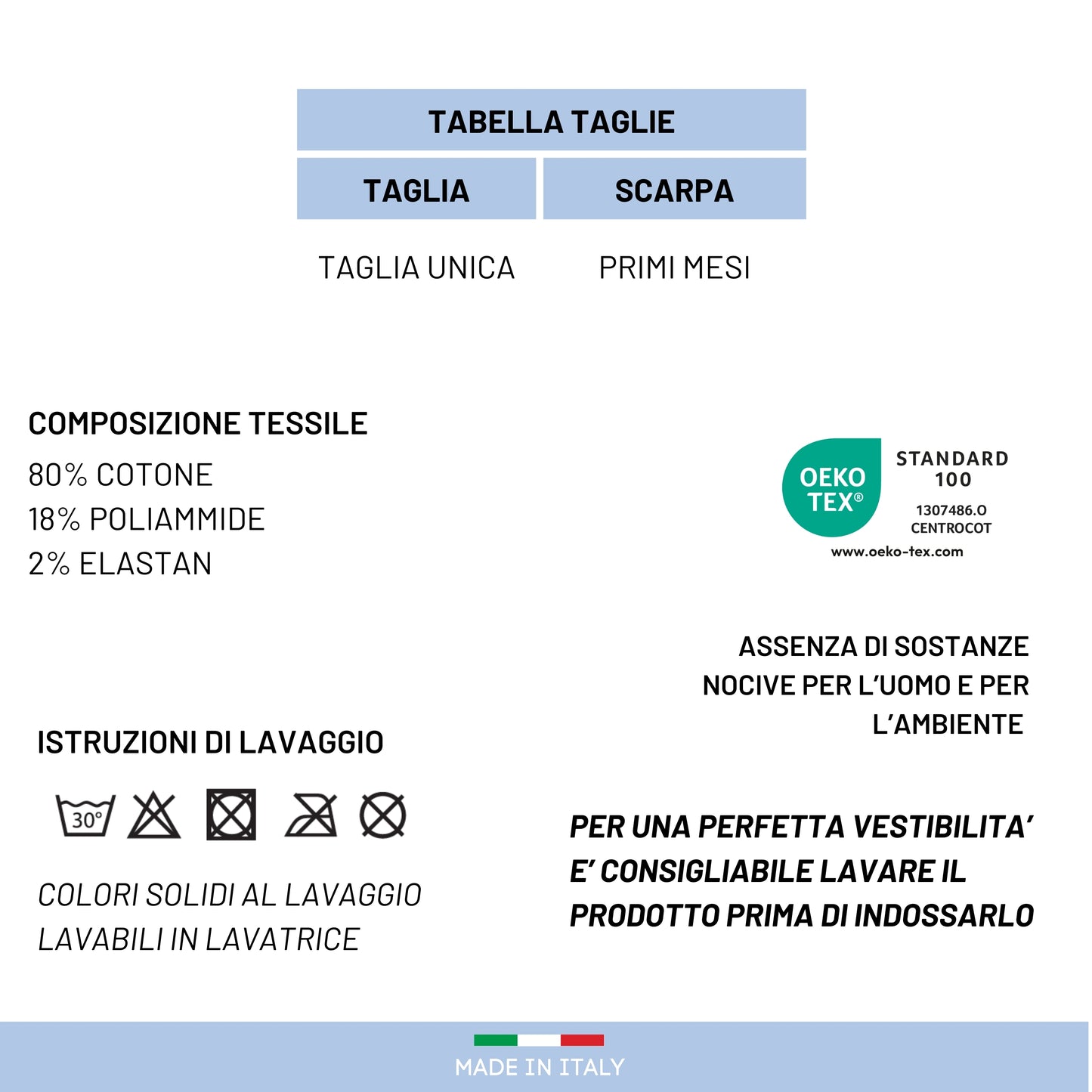 Calze Neonato 5 PAIA Calzino Regalo Scarpine Babbucce bambini Primi Mesi Taglia Unica Made in Italy