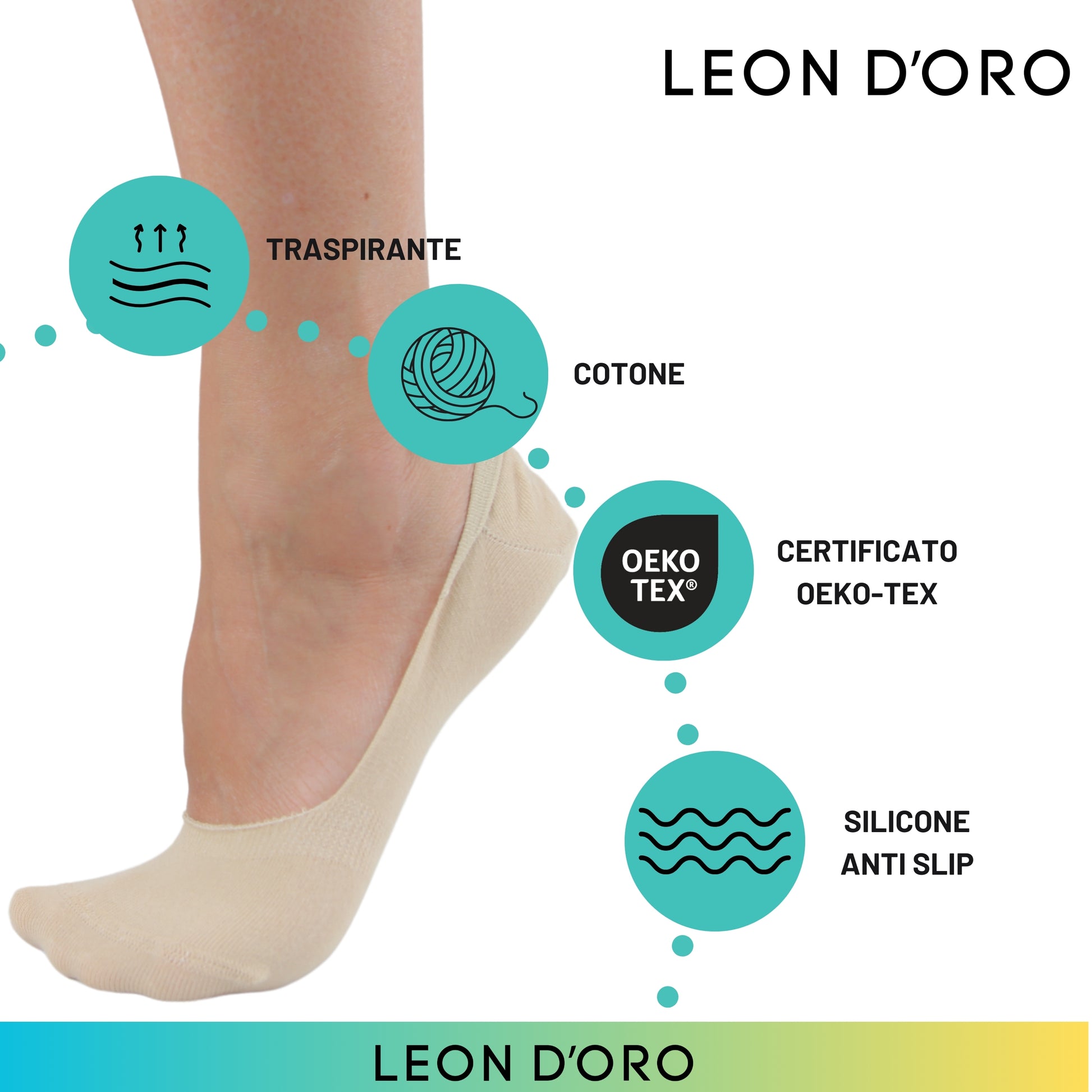 MD 4 Paia Uomo Calzini Fibra Viscosa Premium Morbidi Anti Umidita E Antibatterici Calze Sportive Lightgrey10 13 103062552 - Foto 7