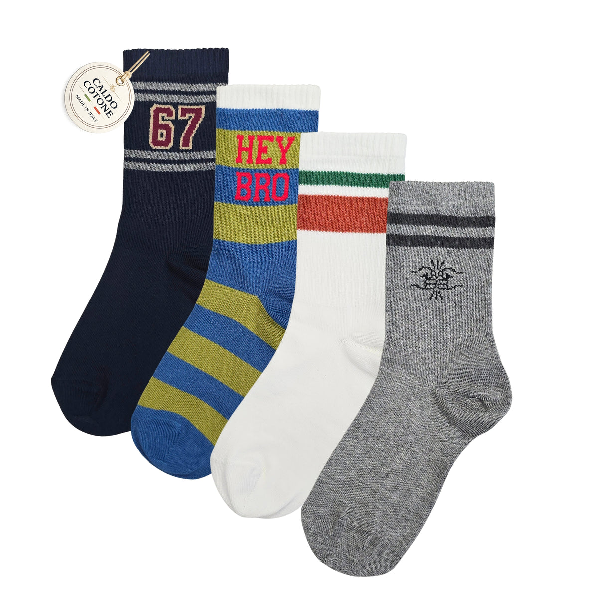 Calzini Bambino CALDO COTONE 4 Pai,a Calze Bimbo Fantasia Calze Bambino Made in Italy ASS1