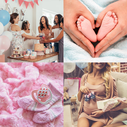 Calze Neonata Calzino Regalo Baby Shower Scarpine Babbucce bambini Primi Mesi Taglia Unica Made in Italy F-ASS2
