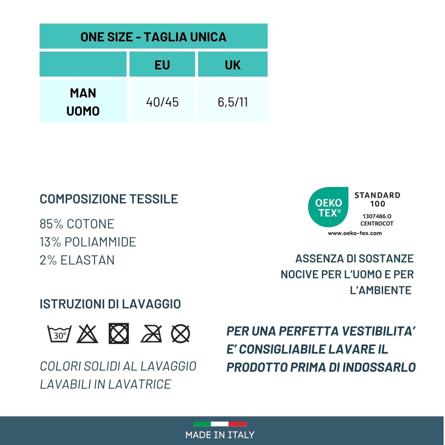 Calze Uomo Cotone Rigate corte 6 Paia calze uomo Fantasia calze Filo di Scozia Moda in Italy