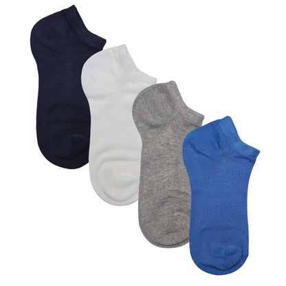 Calzini Fantasmini Bambino COTONE LEGGERO FILO DI SCOZIA 4 Paia, Calze leggere e traspiranti Made in Italy ASS2