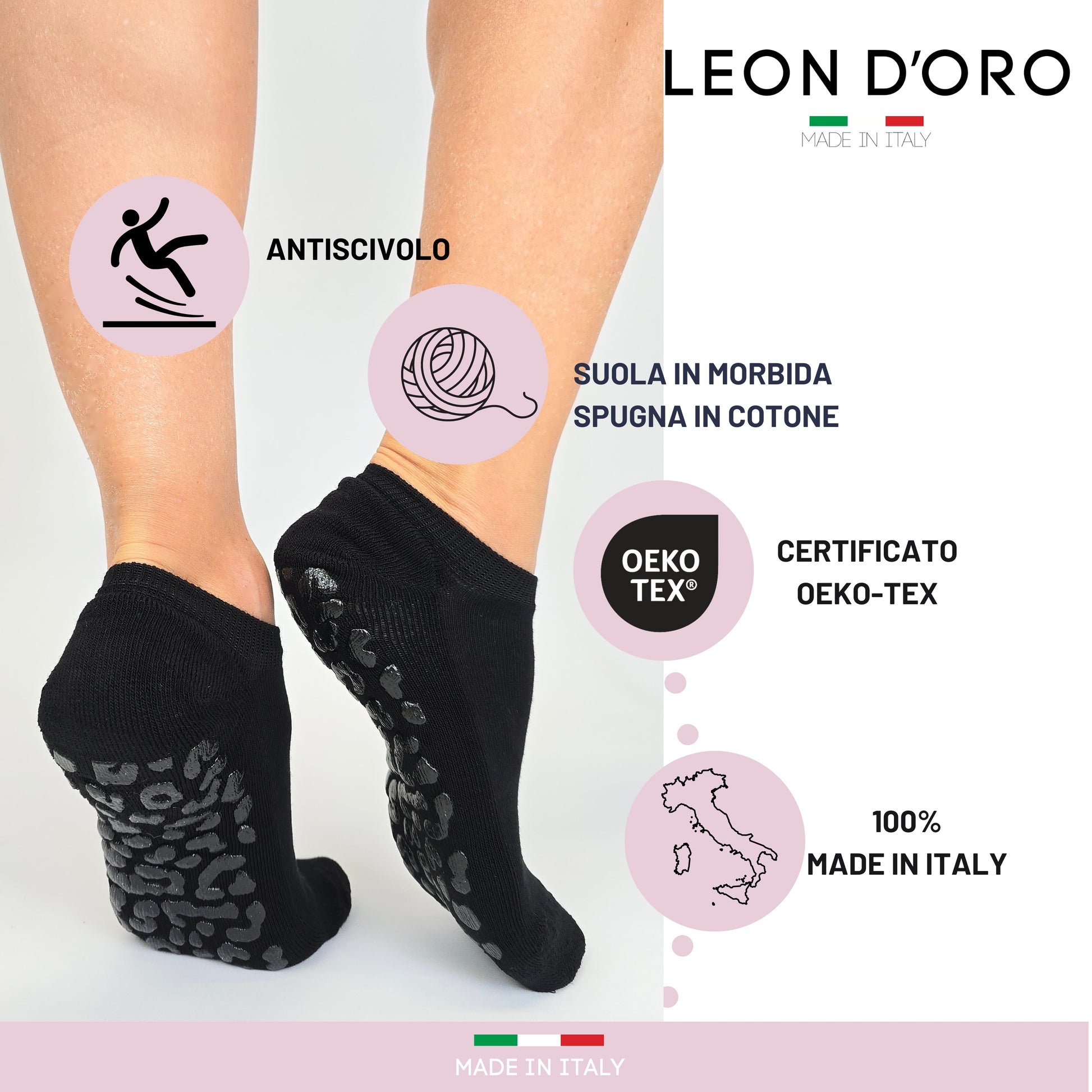 Calze Antiscivolo Pilates Donna Calze Antiscivolo Per Yoga E