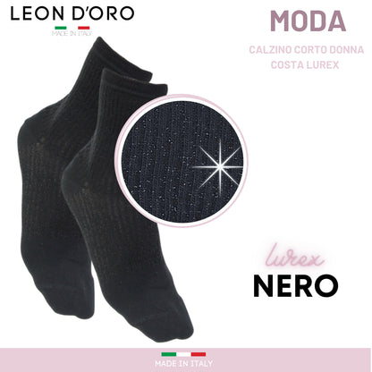 Calzini Donna Caldo Cotone 3 paia, Calzino Donna Corto, Calzini Donna senza elastico Moda Made in Italy ASS ROYAL